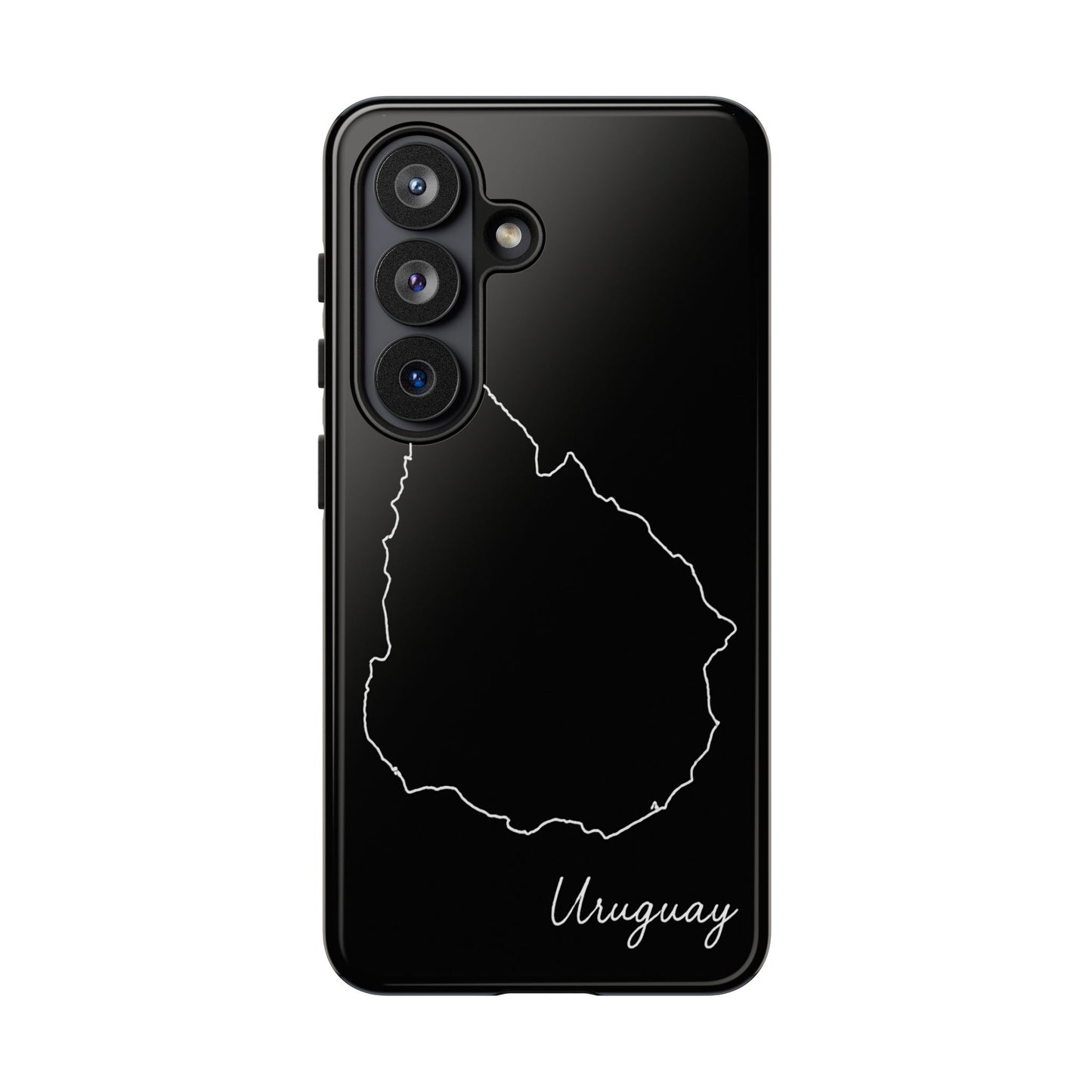 Uruguay Outline Phone Case – Minimal Country Map Tough Case (iPhone, Samsung, Pixel)