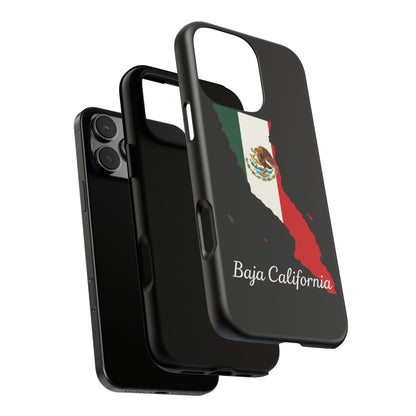 Baja California Mexico Flag Map Phone Case | Mexican American Pride Tough Case for iPhone & Samsung