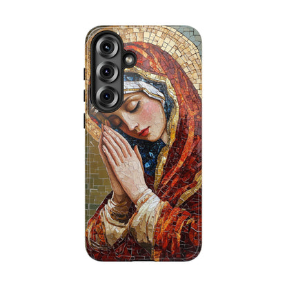 Virgin Mary Phone Case, Catholic Phone Case, Christian Aesthetic Case, Religious iPhone Case, Saint Art Case, Faith Gift