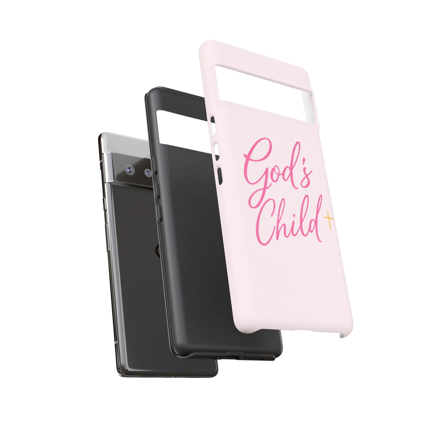 Gods Child Phone Case Christian Pink Aesthetic Tough iPhone Case