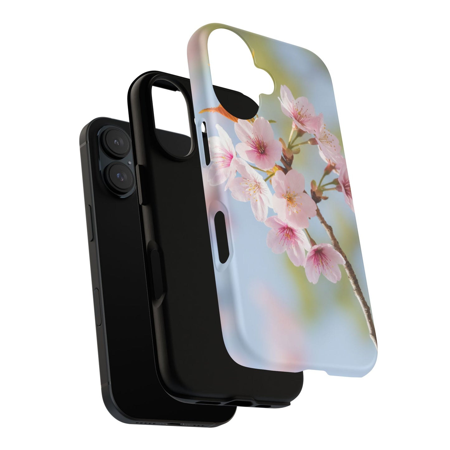 Cherry Blossom Phone Case – Pink Floral Tough Case (iPhone, Samsung Galaxy, Pixel)
