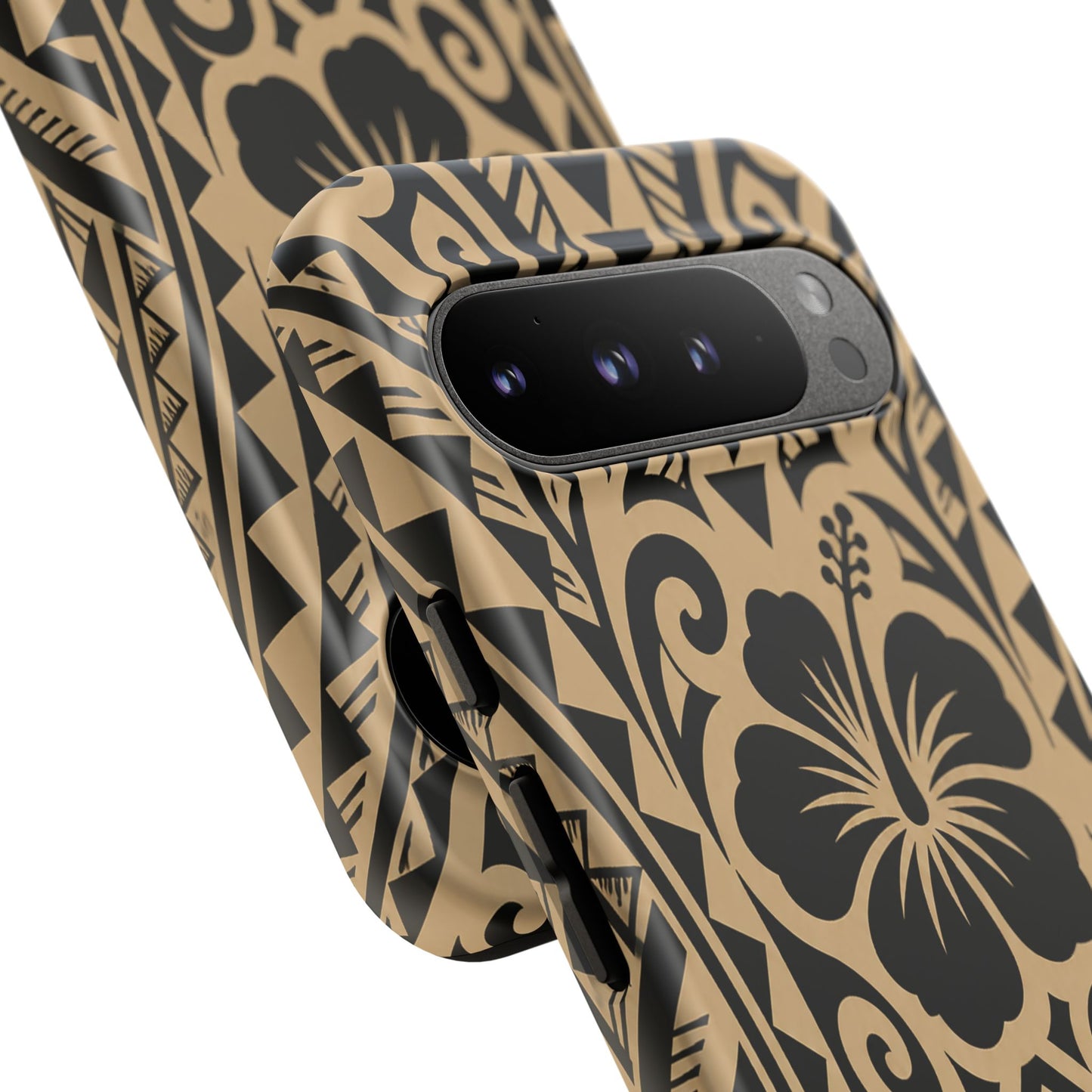 Polynesian Tribal Hawaiin Hibiscus Phone Case for iPhone Samsung Galaxy