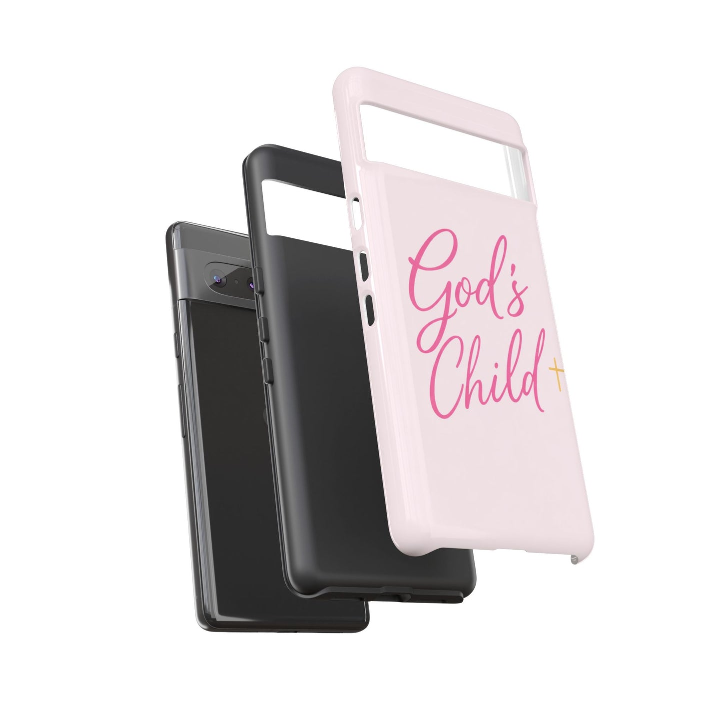 Gods Child Phone Case Christian Pink Aesthetic Tough iPhone Case