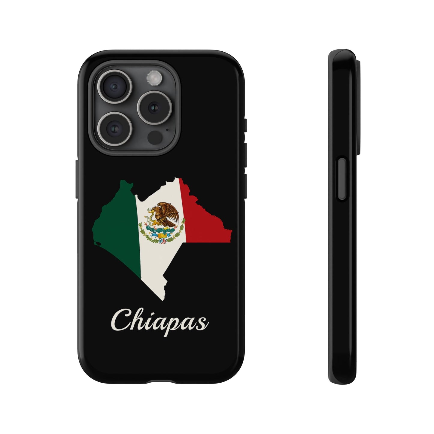 Chiapas Mexico Flag Map Phone Case | Mexican American Pride Tough Case for iPhone & Samsung