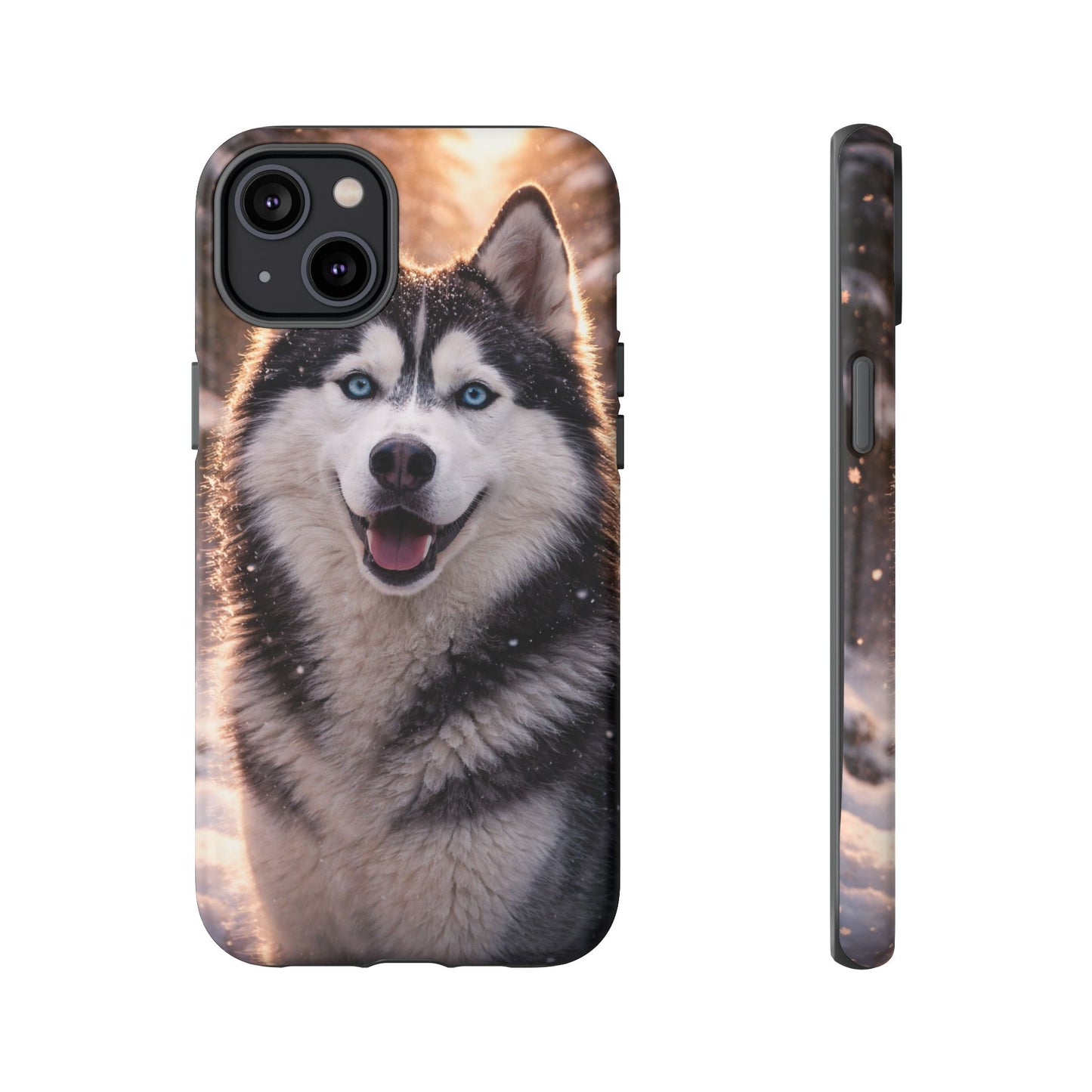 Siberian Husky Tough Phone Case | Blue Eyes Dog Cover Protective iPhone Case