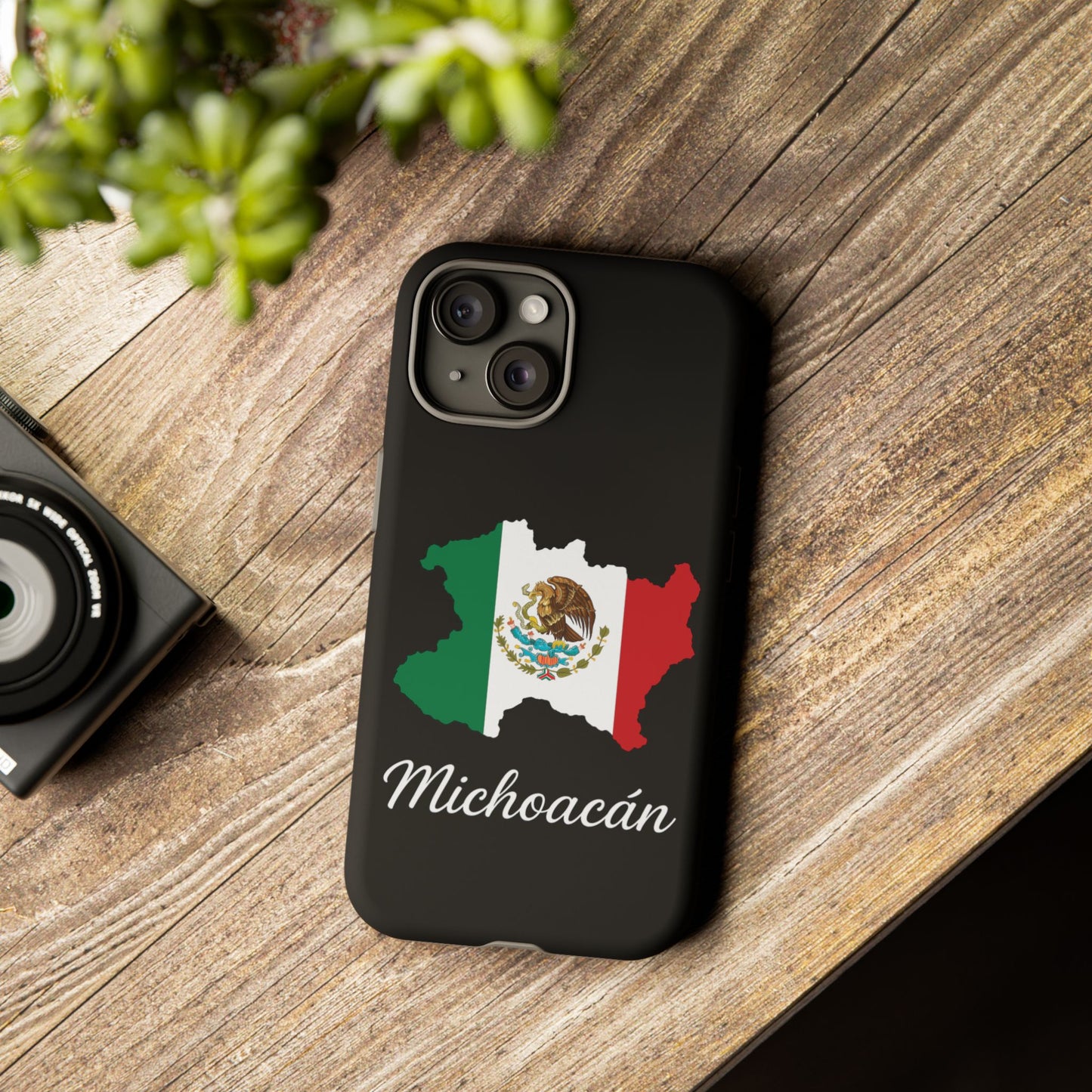 Michoacán Mexico Flag Map Phone Case | Mexican American Pride Tough Case for iPhone & Samsung