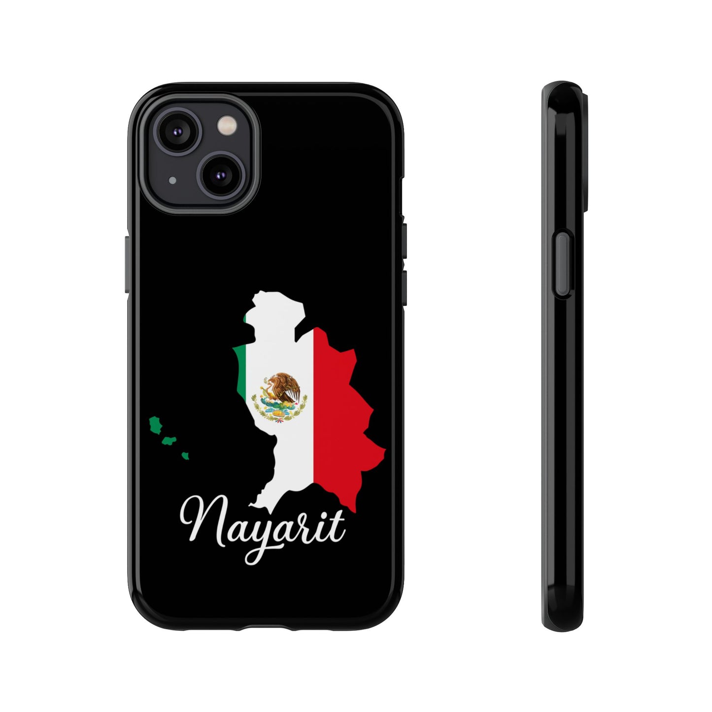 Nayarit Mexico Flag Map Phone Case | Mexican American Pride Tough Case for iPhone & Samsung