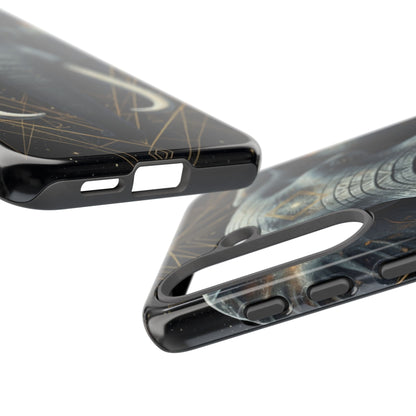 Elephant Mandala Phone Case | Minimal Gold Accent Tough Case