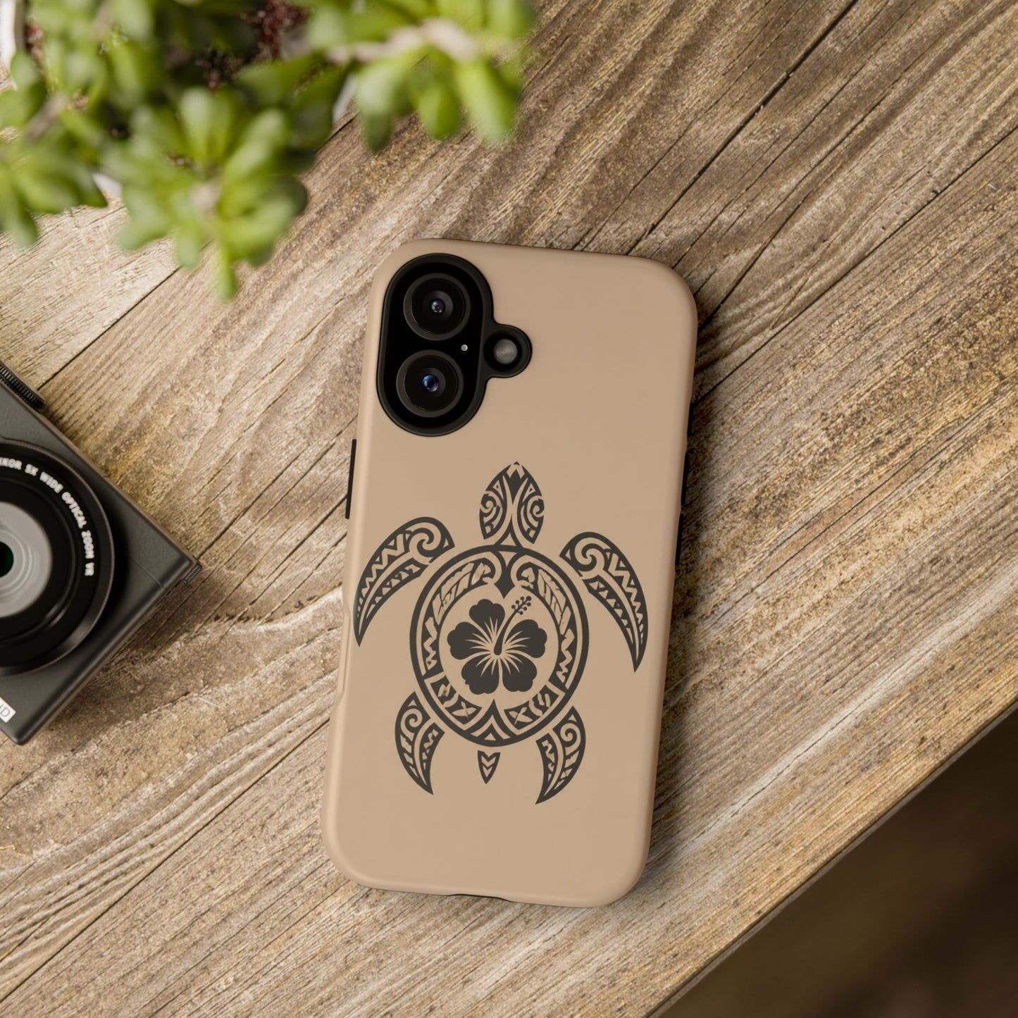 Polynesian Turtle Phone Case | Hawaiian Beach Tough Cover