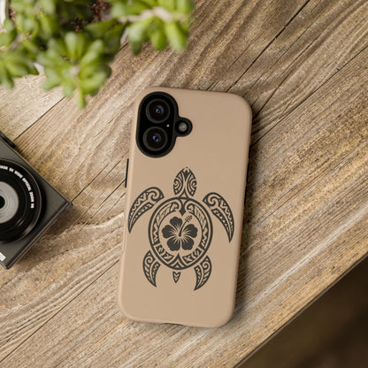 Polynesian Turtle Phone Case | Hawaiian Beach Tough Cover