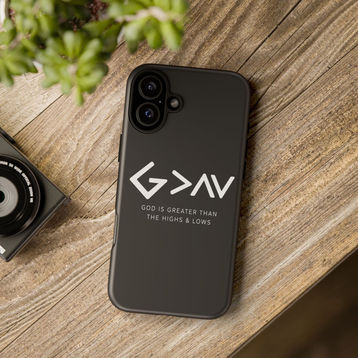 God Is Greater Than The Highs & Lows G>∧∨ Christian Phone Case