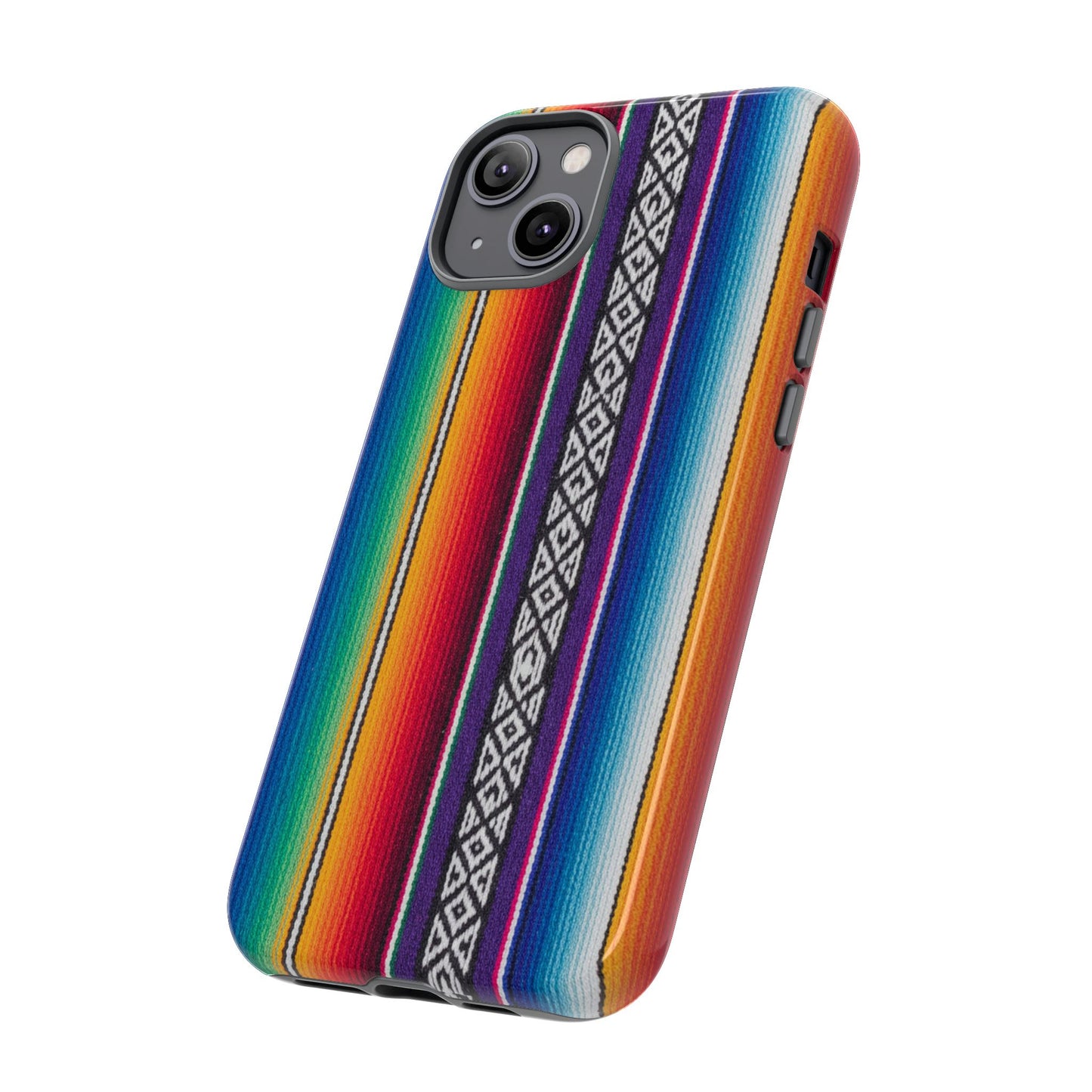 Serape Stripe Phone Case – Colorful Mexican Blanket Pattern Tough Case