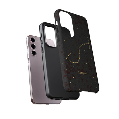 Scorpio Zodiac Constellation Phone Case – Luxe Gold Celestial Cover