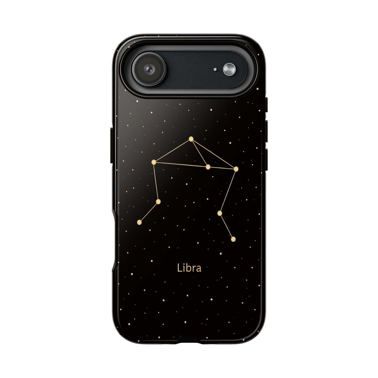 Libra Zodiac Constellation Phone Case – Luxe Gold Celestial Cover
