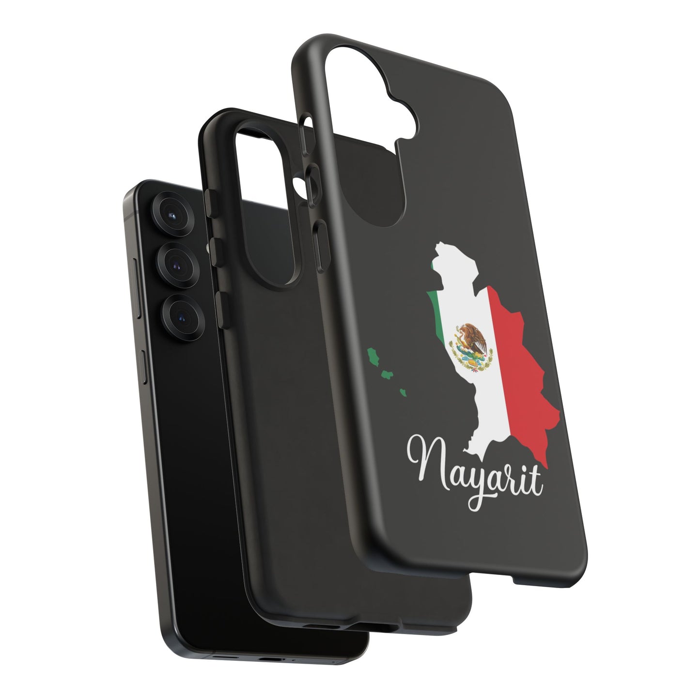 Nayarit Mexico Flag Map Phone Case | Mexican American Pride Tough Case for iPhone & Samsung