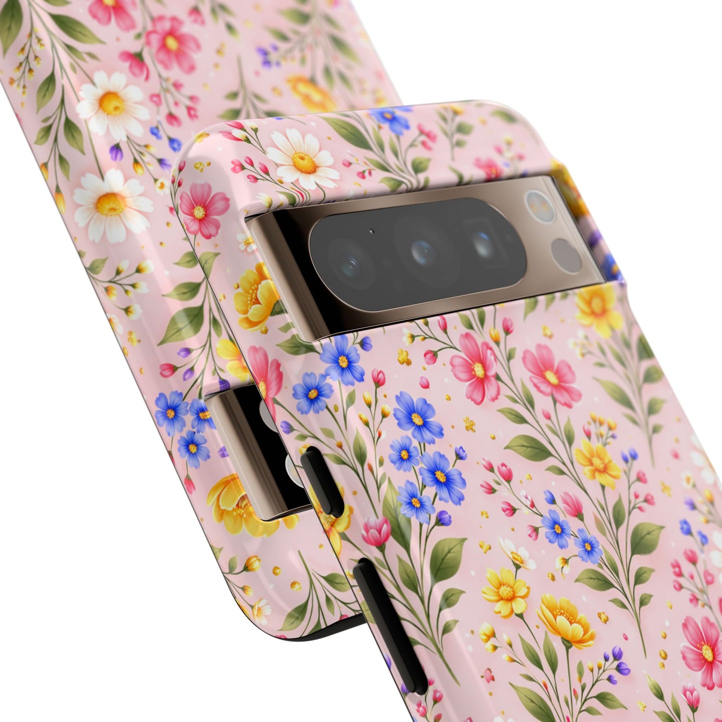 Wildflower Floral Phone Case Vintage Spring Meadow Tough Cover