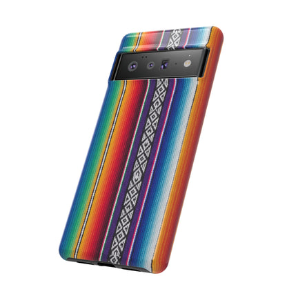 Serape Stripe Phone Case – Colorful Mexican Blanket Pattern Tough Case