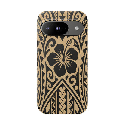Polynesian Tribal Hawaiin Hibiscus Phone Case for iPhone Samsung Galaxy