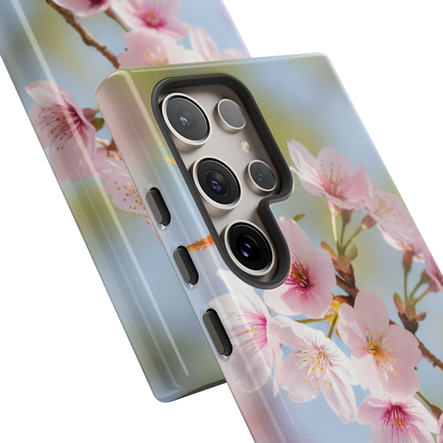 Cherry Blossom Phone Case – Pink Floral Tough Case (iPhone, Samsung Galaxy, Pixel)