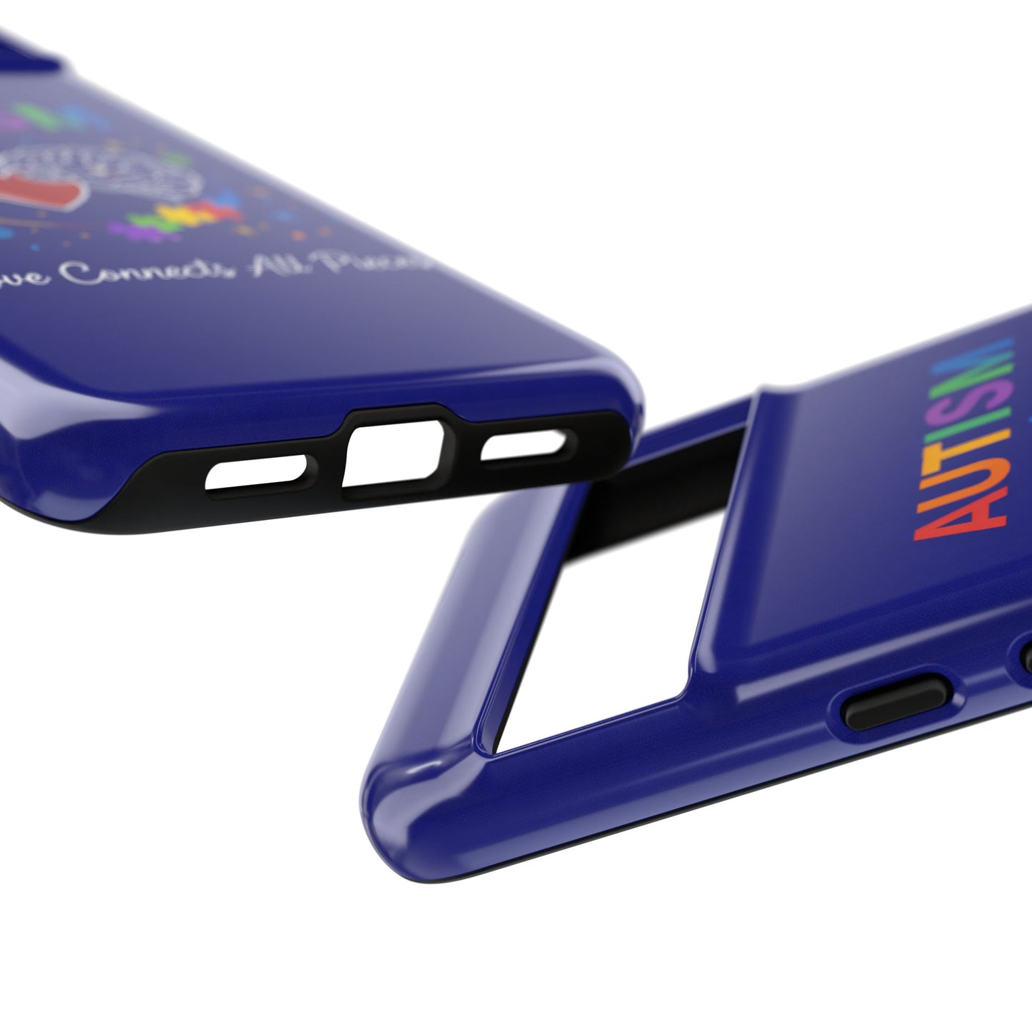 Autism Awareness Tough Case – "Love Connects All Pieces" Phone Case for Iphone, Samsung Galaxy and Pixel