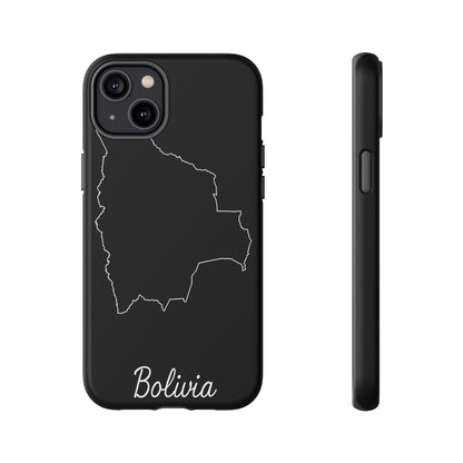 Bolivia Outline Phone Case – Minimal Country Map Tough Cover
