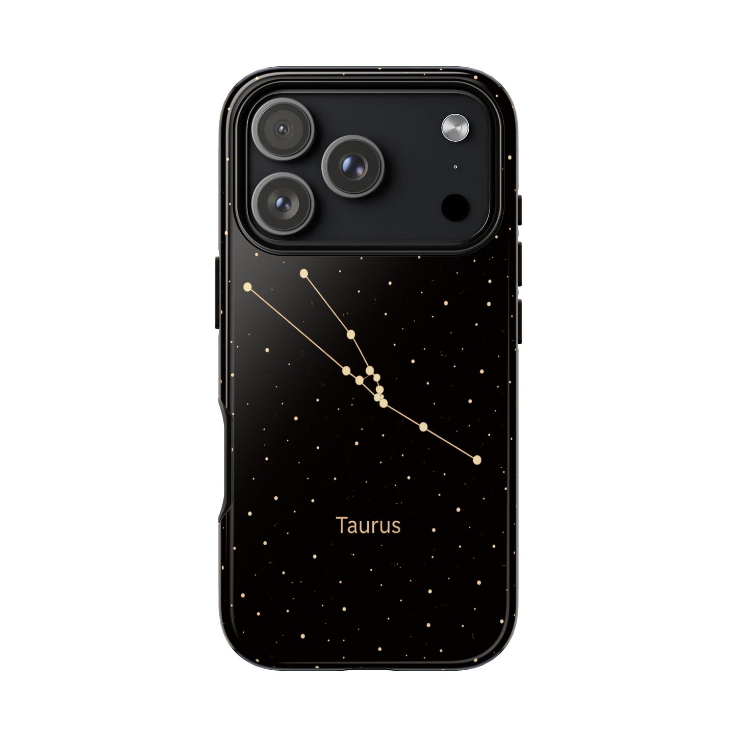 Taurus Zodiac Constellation Phone Case – Luxe Gold Celestial Cover