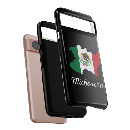 Michoacán Mexico Flag Map Phone Case | Mexican American Pride Tough Case for iPhone & Samsung