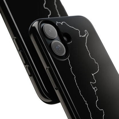 Argentina Outline Phone Case – Minimal Country Map Tough Case (iPhone, Samsung, Pixel)