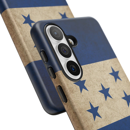 Honduras Flag Phone Case | Vintage Honduran Flag iPhone & Samsung Tough Protective Case