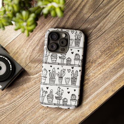 Cactus Succulent Phone Case Cute Plant Aesthetic iPhone Samsung Cover