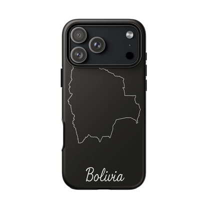 Bolivia Outline Phone Case – Minimal Country Map Tough Cover