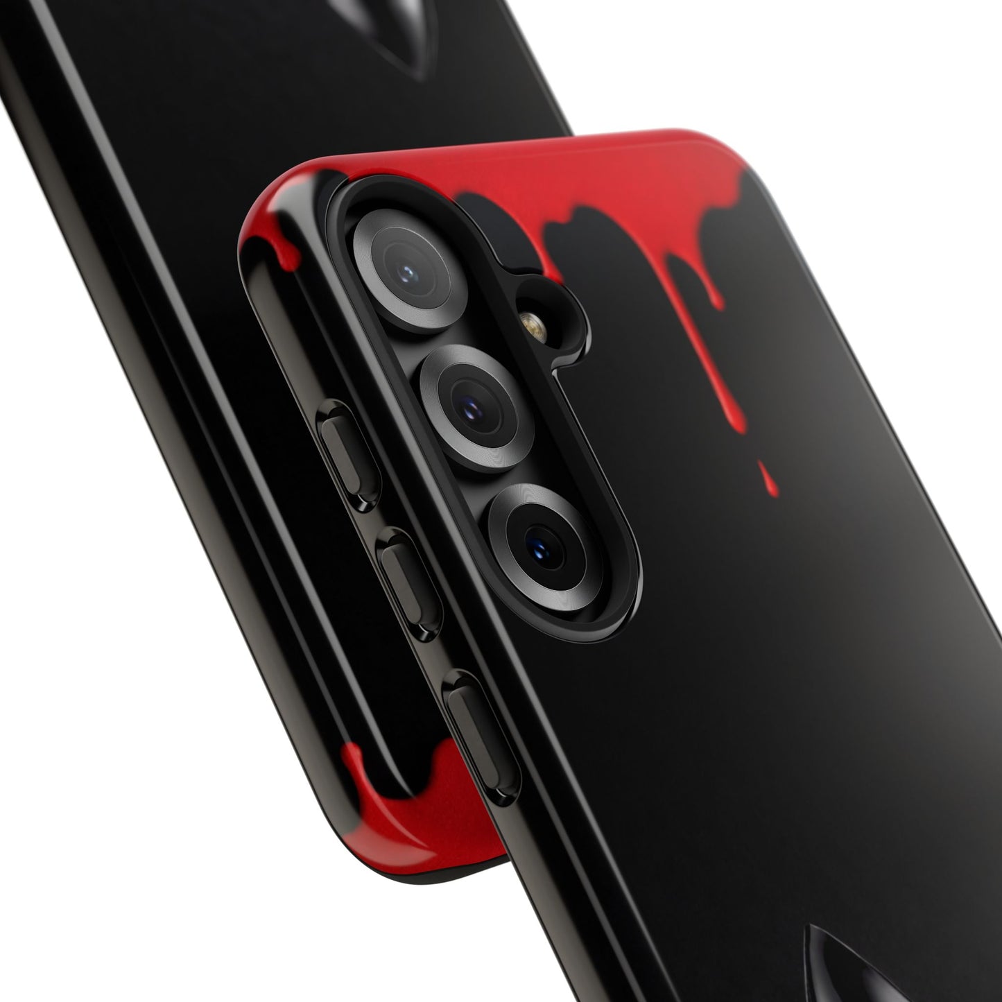 Dark Feminine Red Drip Phone Case – Gothic Glam Tough Cover