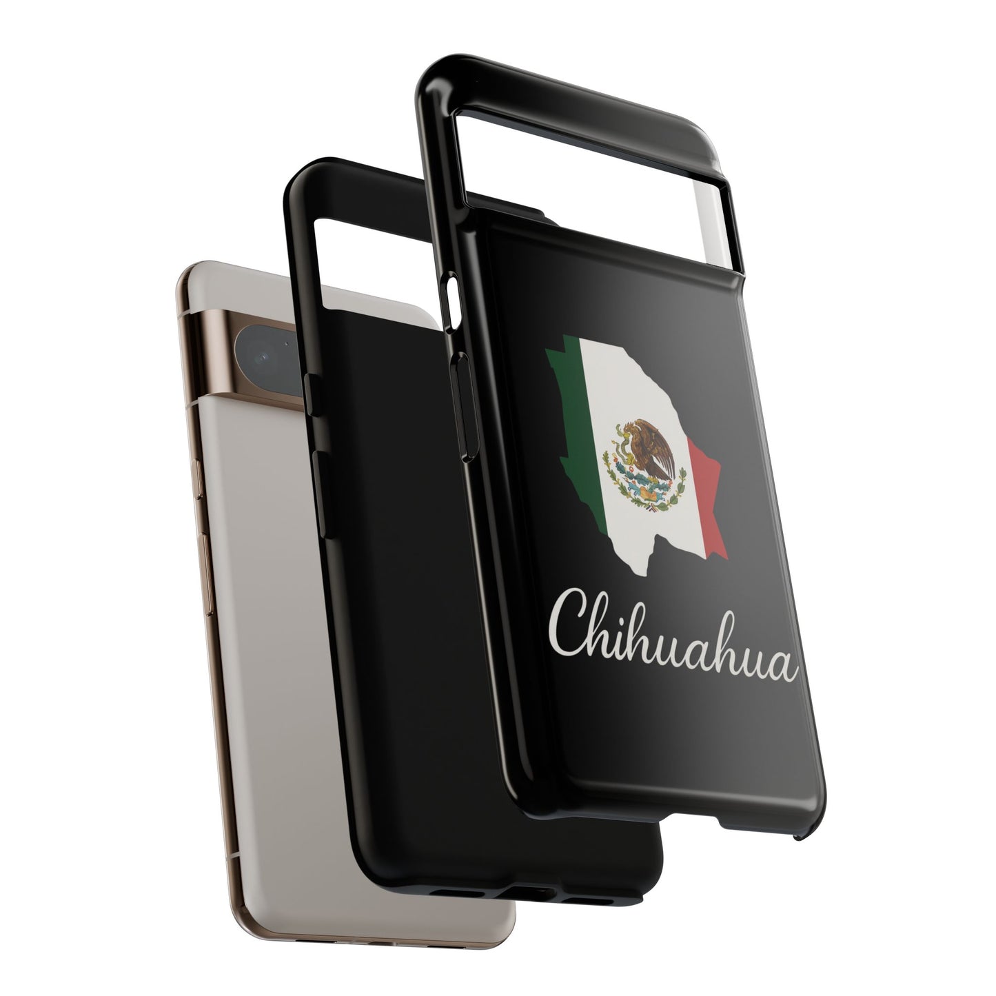 Chihuahua Mexico Flag Map Phone Case | Mexican American Pride Tough Case for iPhone & Samsung