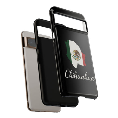 Chihuahua Mexico Flag Map Phone Case | Mexican American Pride Tough Case for iPhone & Samsung