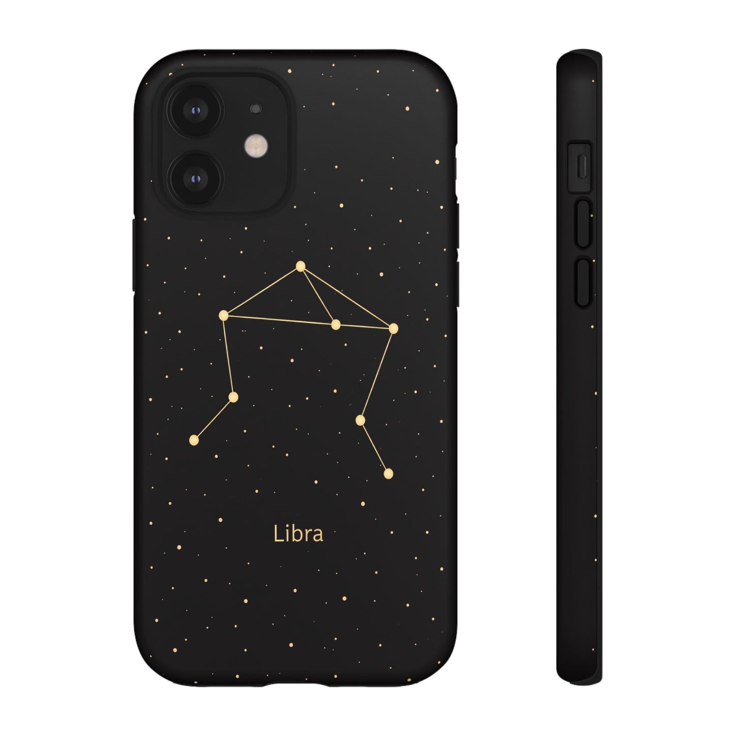 Libra Zodiac Constellation Phone Case – Luxe Gold Celestial Cover