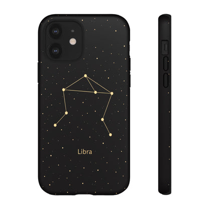 Libra Zodiac Constellation Phone Case – Luxe Gold Celestial Cover