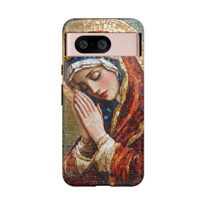 Virgin Mary Phone Case, Catholic Phone Case, Christian Aesthetic Case, Religious iPhone Case, Saint Art Case, Faith Gift