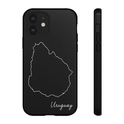 Uruguay Outline Phone Case – Minimal Country Map Tough Case (iPhone, Samsung, Pixel)