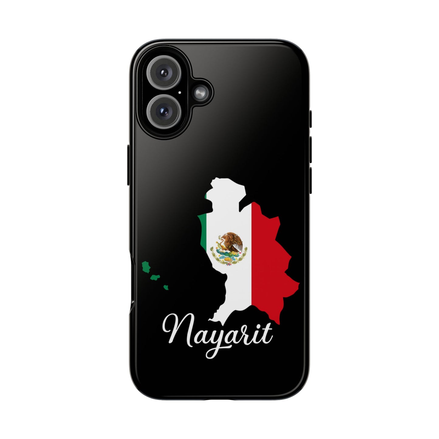 Nayarit Mexico Flag Map Phone Case | Mexican American Pride Tough Case for iPhone & Samsung