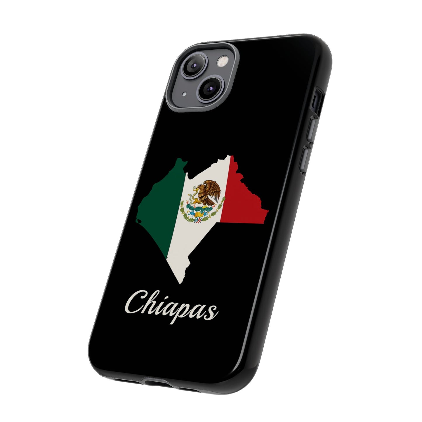 Chiapas Mexico Flag Map Phone Case | Mexican American Pride Tough Case for iPhone & Samsung