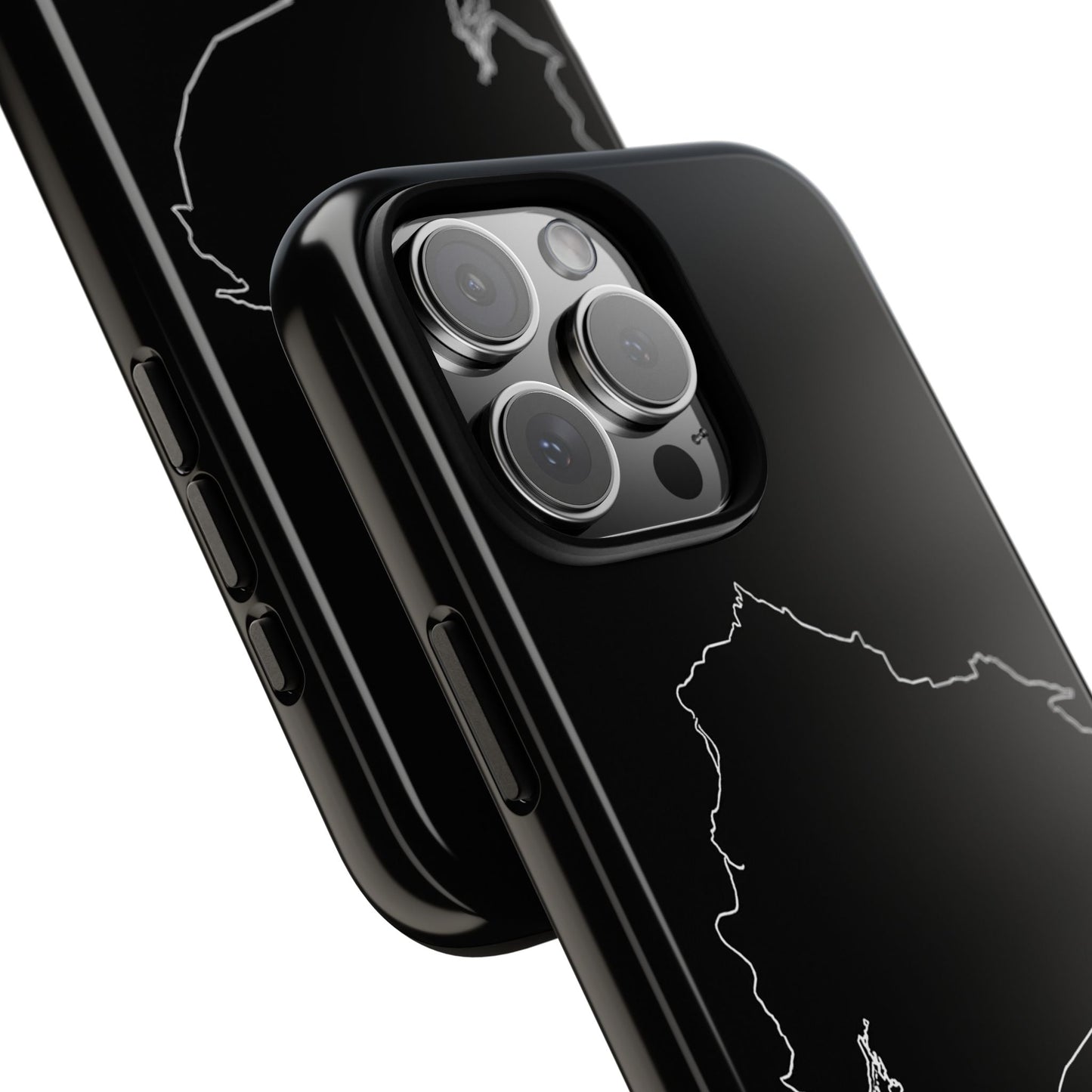 Ecuador Outline Phone Case – Minimal Country Map Tough Case (iPhone, Samsung, Pixel)