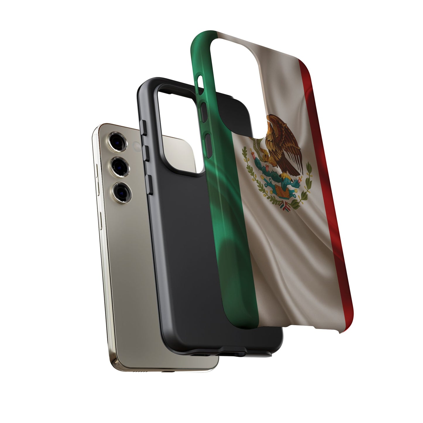 Mexico Flag Phone Case | Mexican Pride iPhone & Samsung Case | Tricolor Aesthetic Tough Protective Cover