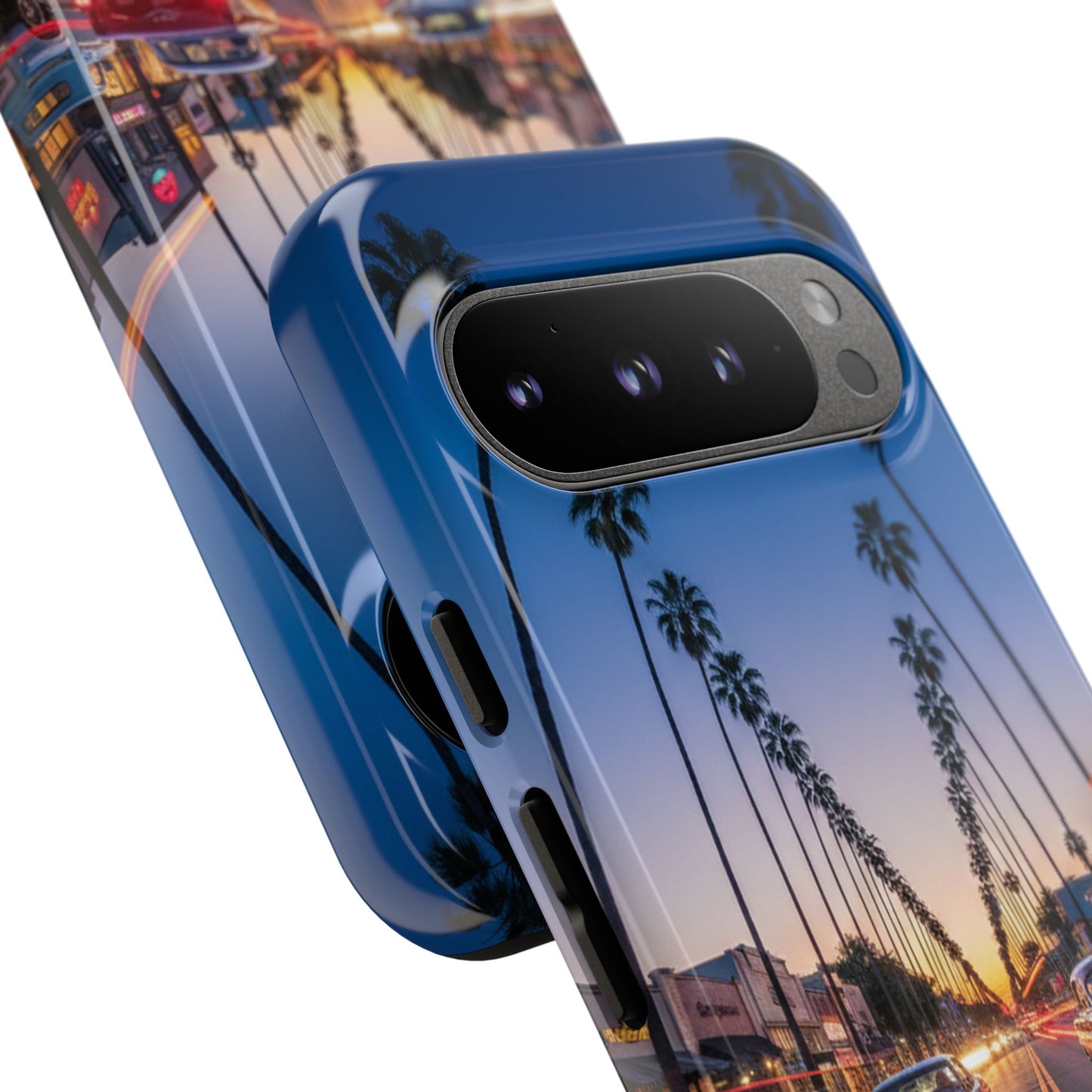 LA Sunset Boulevard Phone Case | Palm Tree Sunset Aesthetic | City Night Tough Case