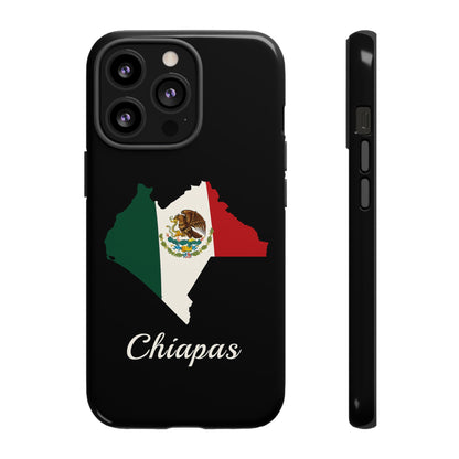 Chiapas Mexico Flag Map Phone Case | Mexican American Pride Tough Case for iPhone & Samsung