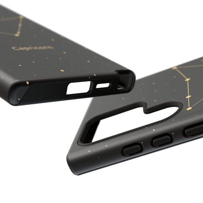Capricorn Zodiac Constellation Phone Case – Luxe Gold Celestial Cover