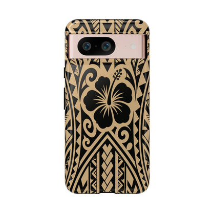 Polynesian Tribal Hawaiin Hibiscus Phone Case for iPhone Samsung Galaxy