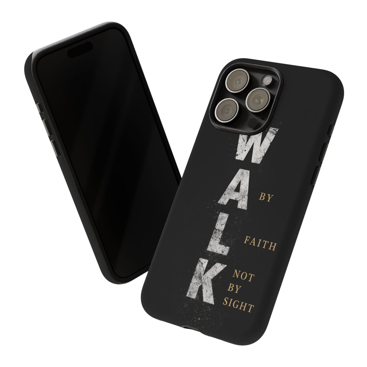 Walk by Faith Not by Sight Christian Phone Case Bible Verse Faith Cover