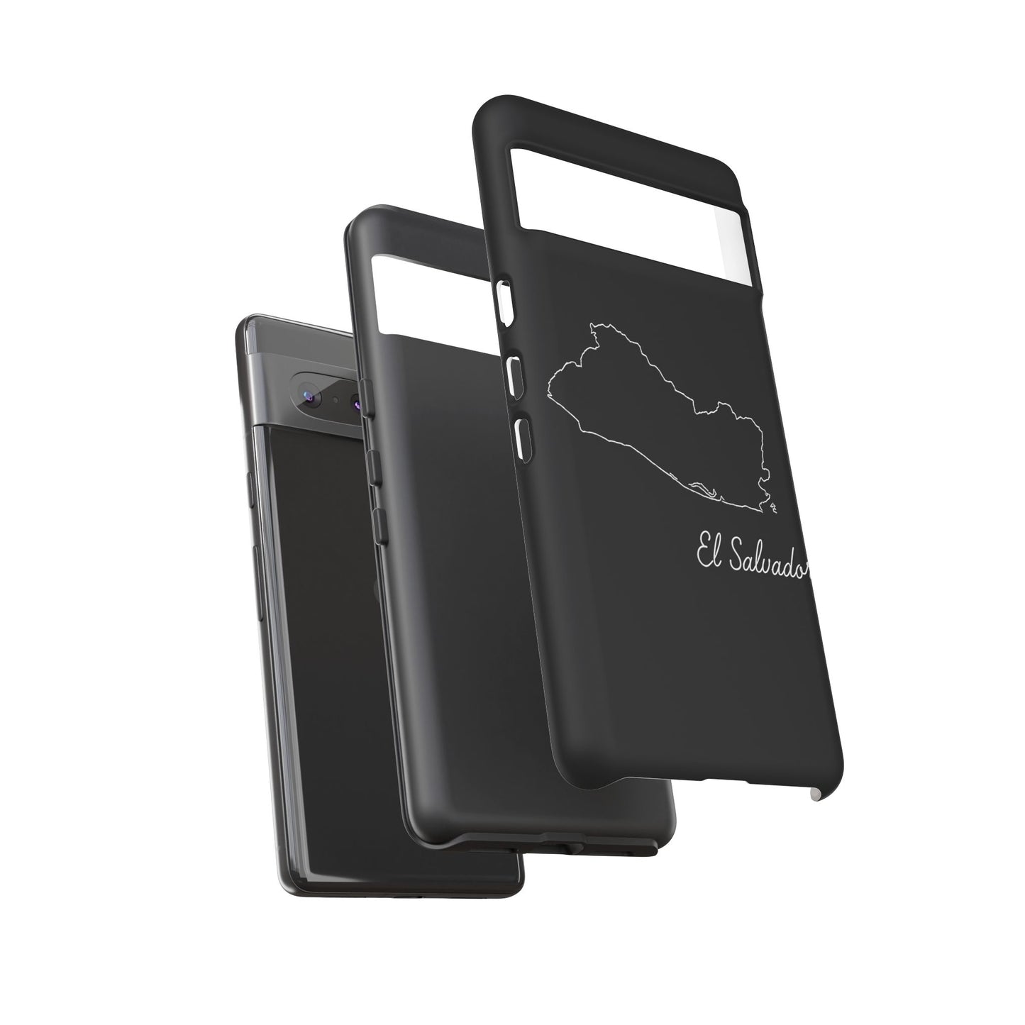 El Salvador Outline Phone Case – Minimal Country Map Tough Case (iPhone, Samsung, Pixel)