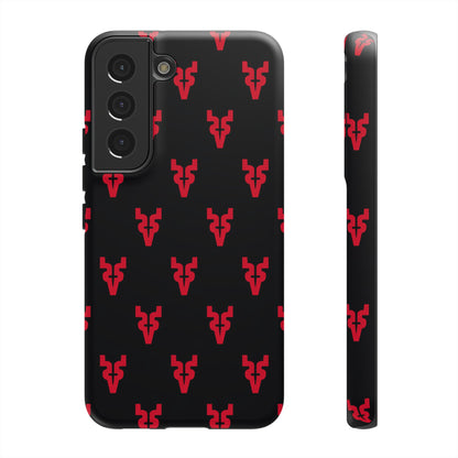 Mazatlán Bull Phone Case – Black Red Streetwear Tough Shockproof Cover