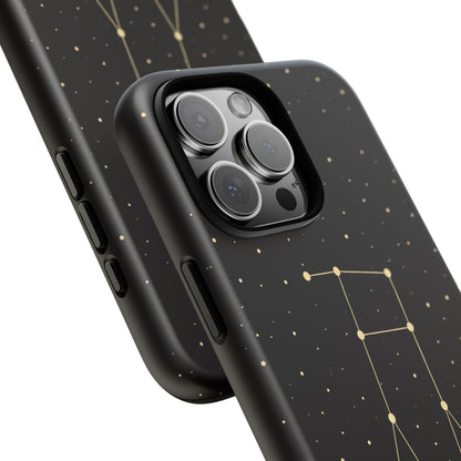 Gemini Zodiac Constellation Phone Case – Luxe Gold Celestial Cover